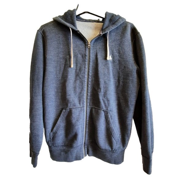 Polo Ralph Lauren Other - Polo Ralph Lauren Sweatshirt Men's XLT  Full Zip Gray Thermal Hoodie Logo   EUC